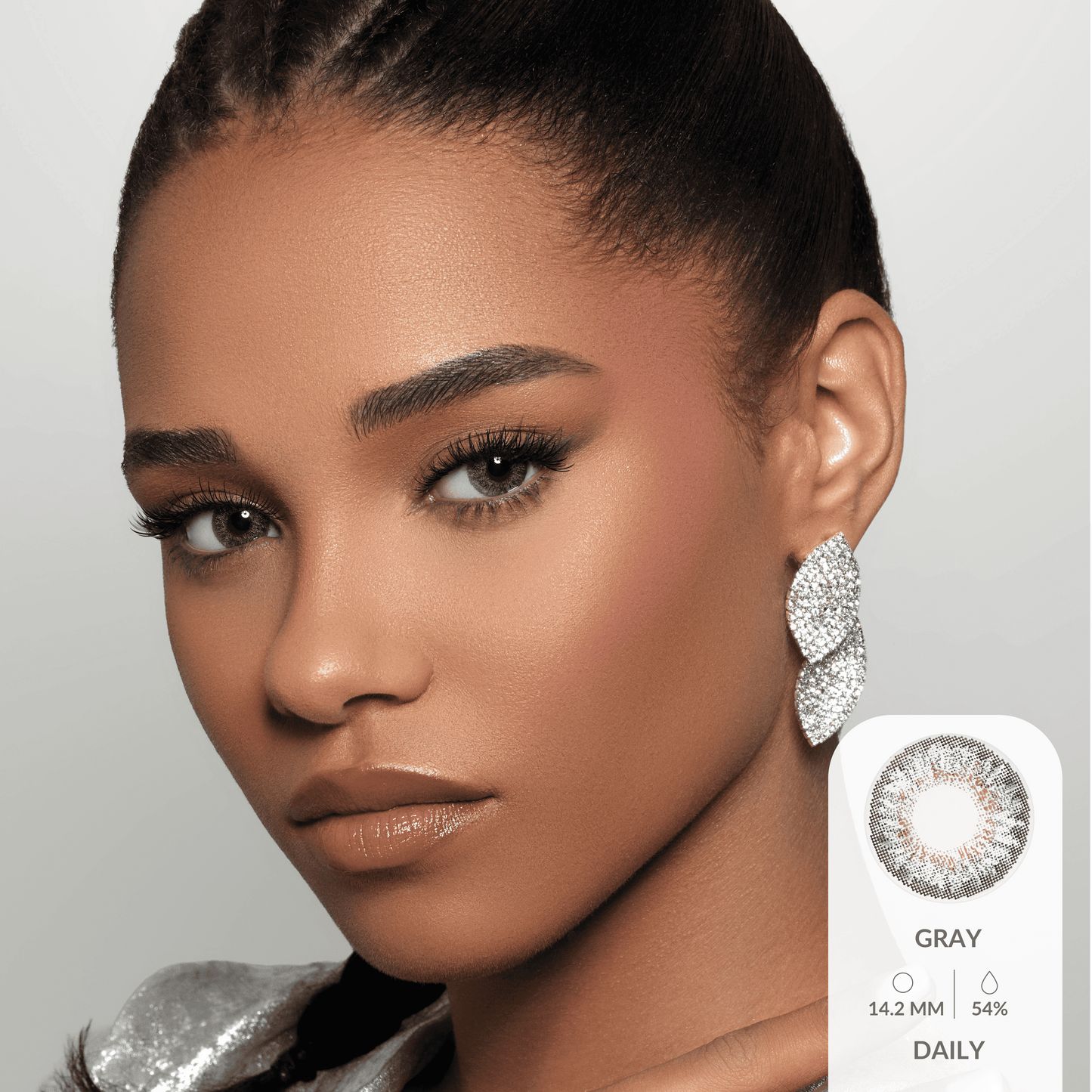 Amara Color Contact Lenses - Gray (one Day )