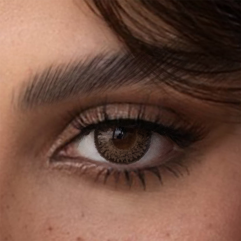 Amara Color Contact Lenses - Barbie Brown