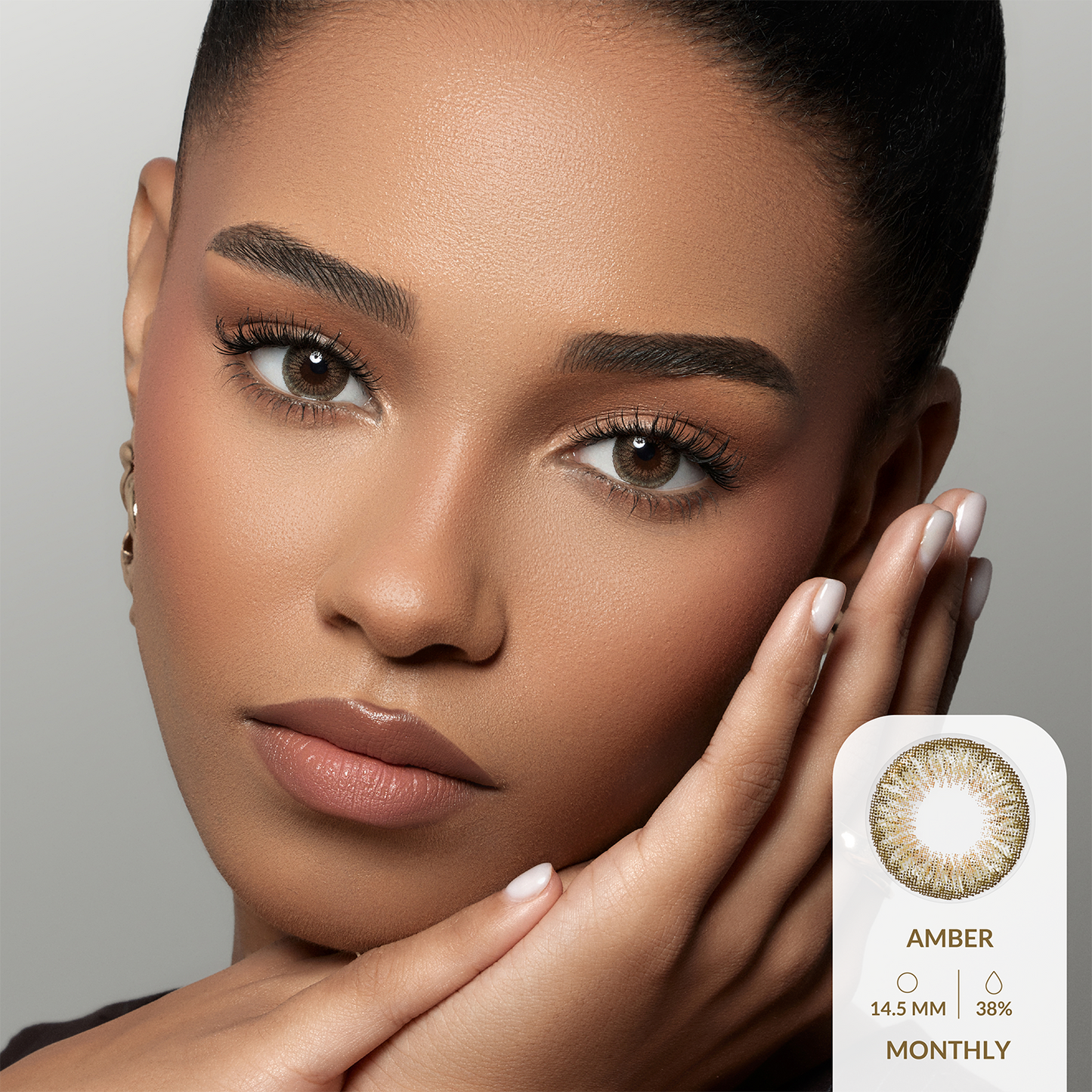 Amara Color Contact Lenses - Amber (one day)