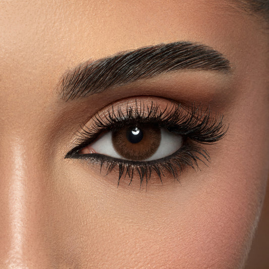 Amara Color Contact Lenses - Burned Cinnamon