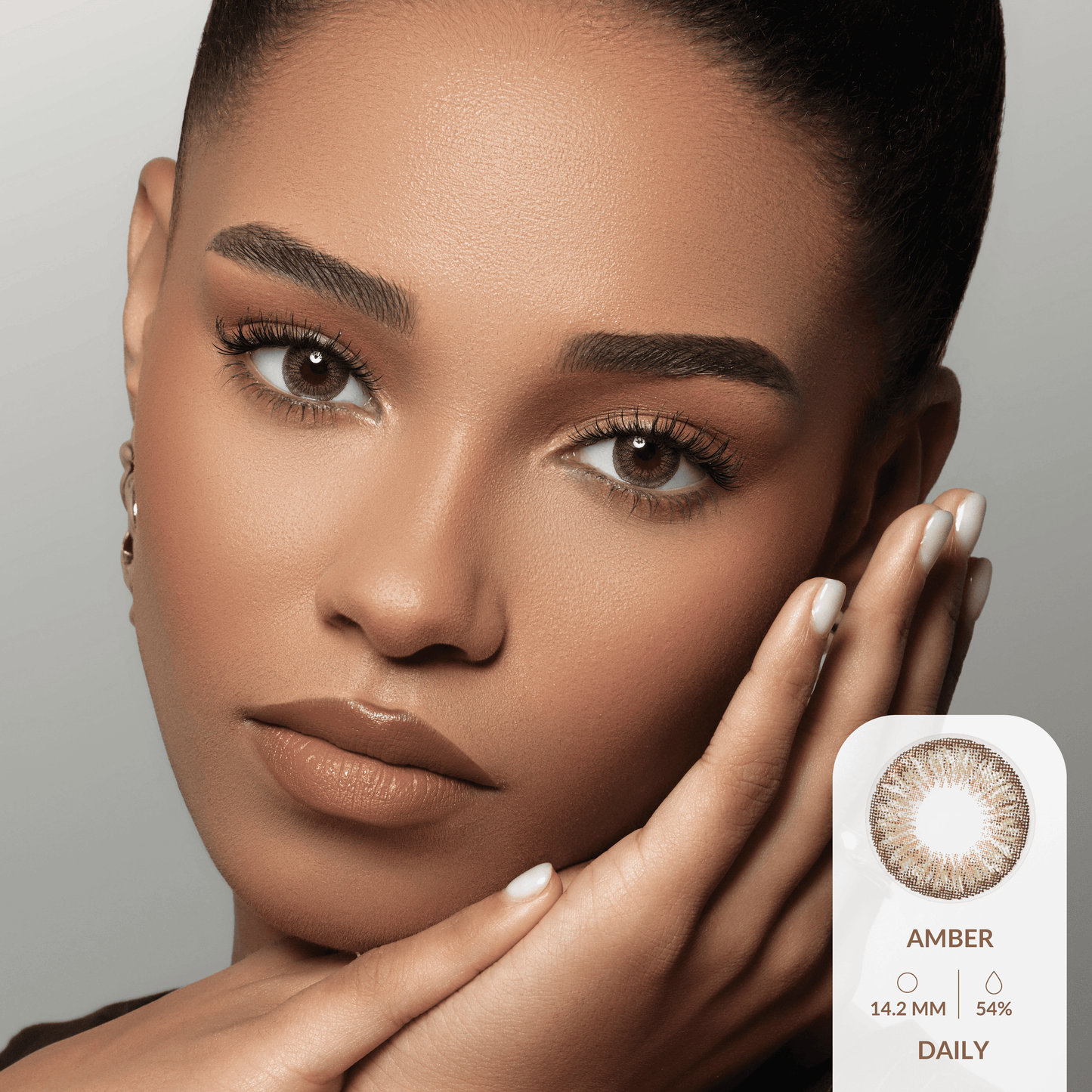 Amara Color Contact Lenses - Amber (one day)