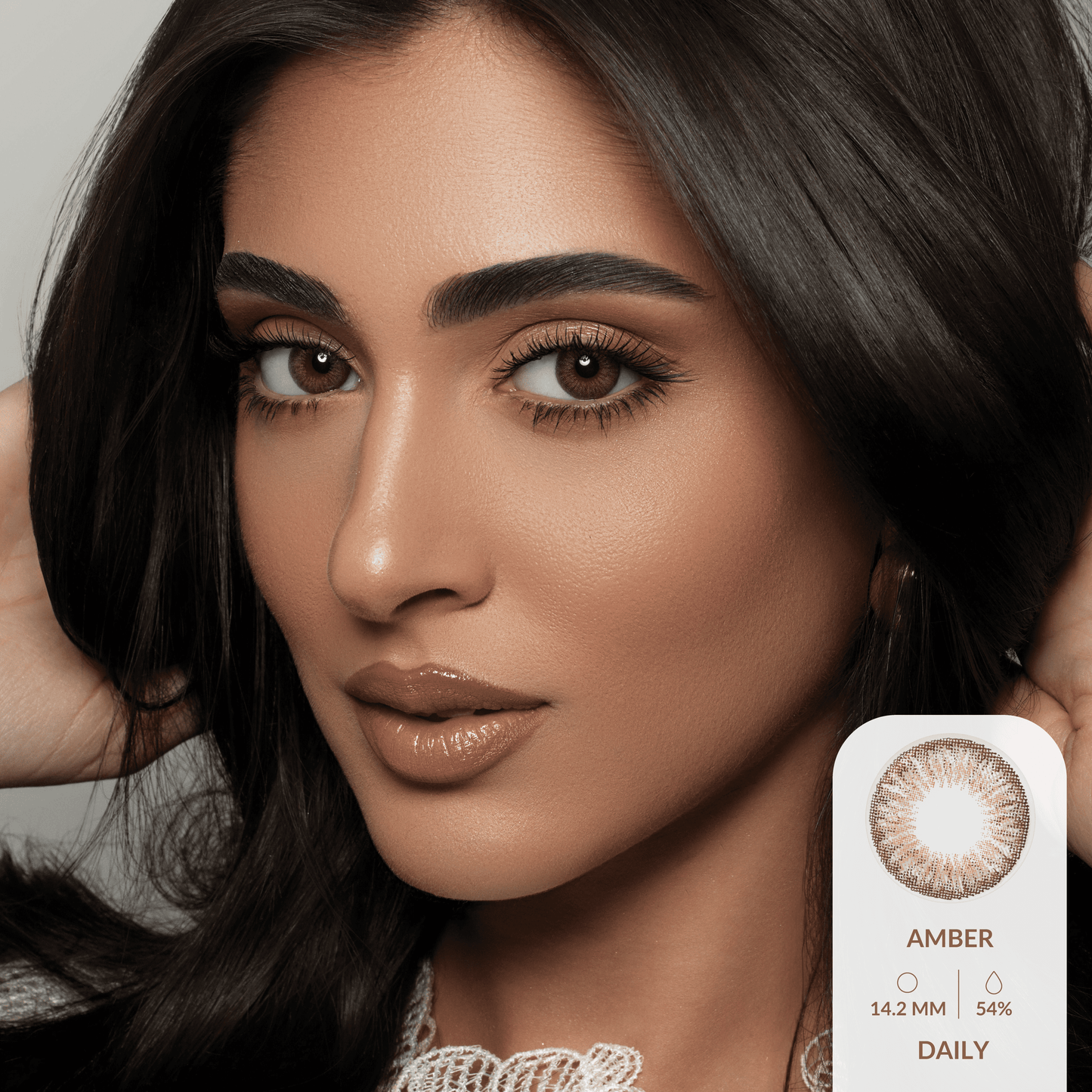 Amara Color Contact Lenses - Amber (one day)