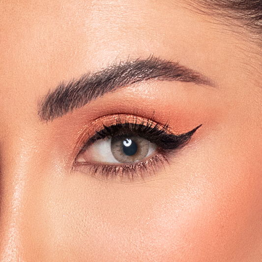 Amara Color Contact Lenses - Brown Gold