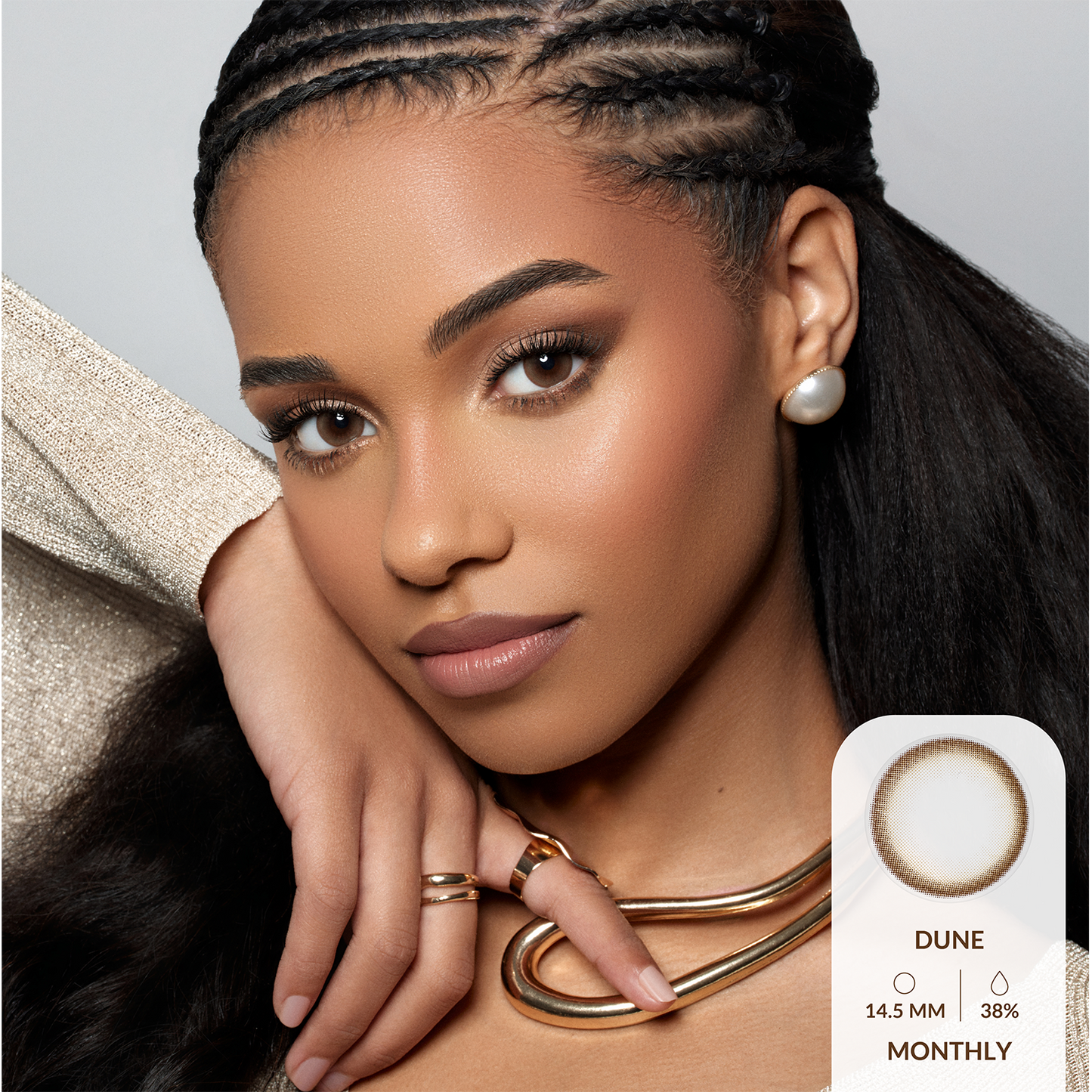 Amara Color Contact Lenses -  Dune