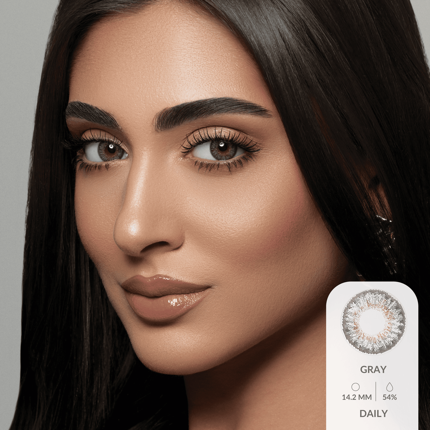 Amara Color Contact Lenses -  Gray (one Day )