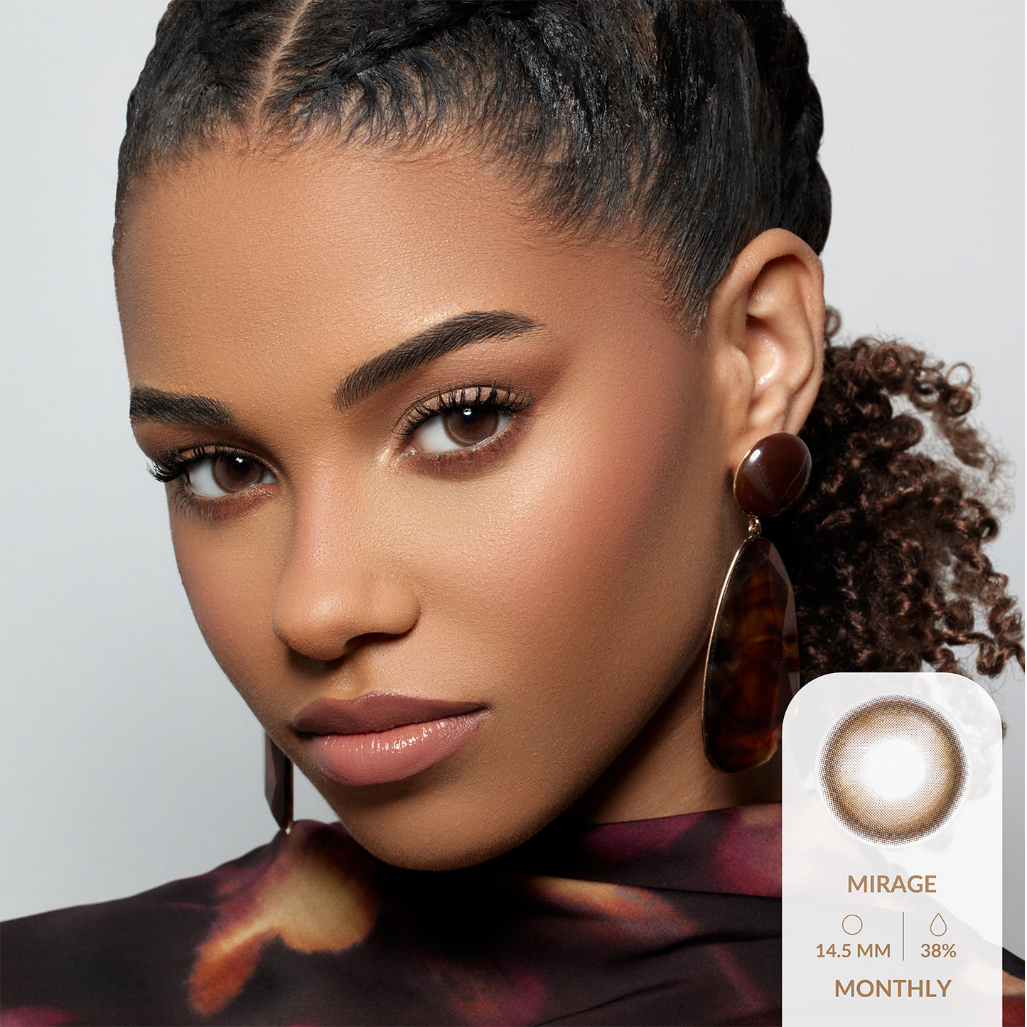 عدسات امارا - لون نمر