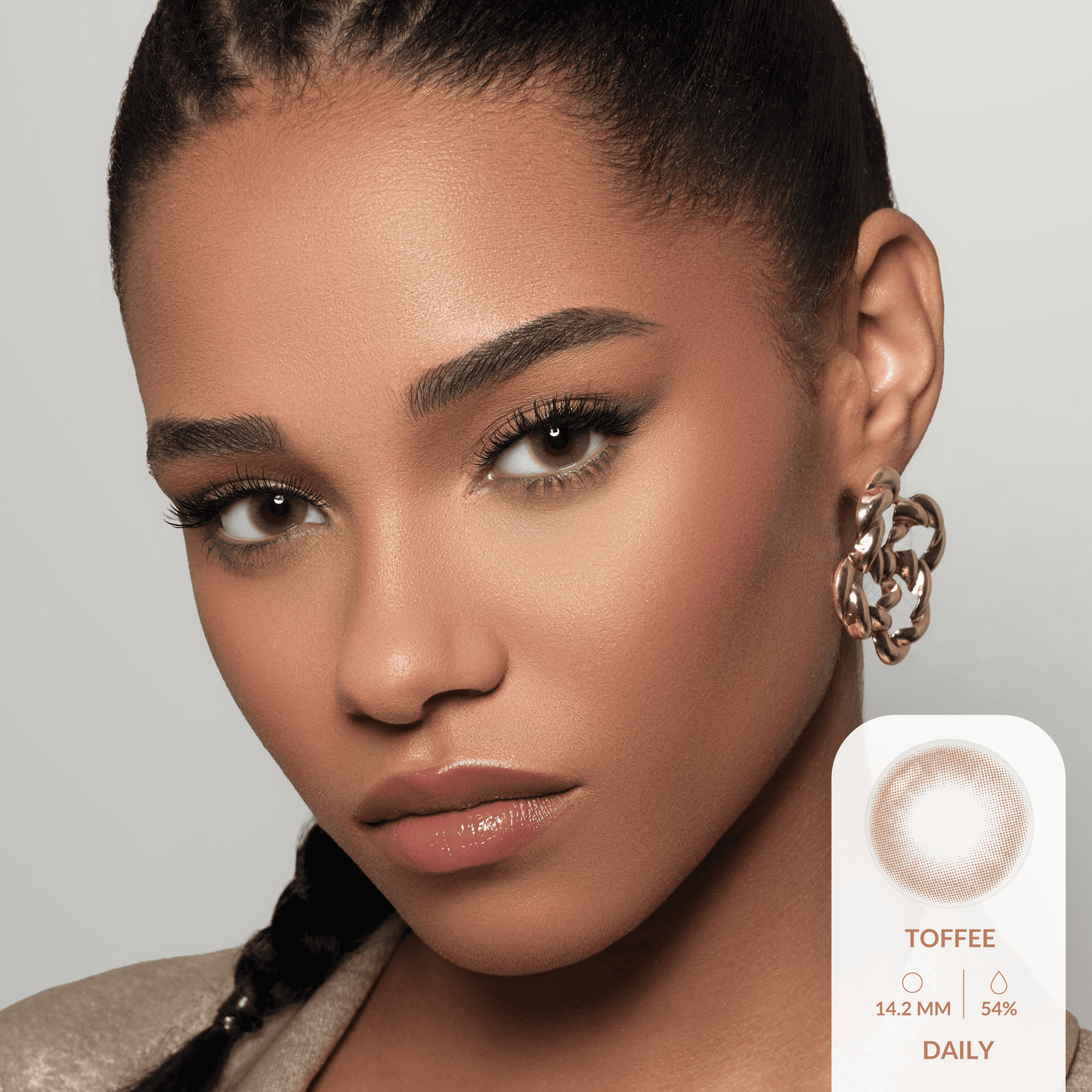 Amara Color Contact Lenses (One Day ) -  Toffee
