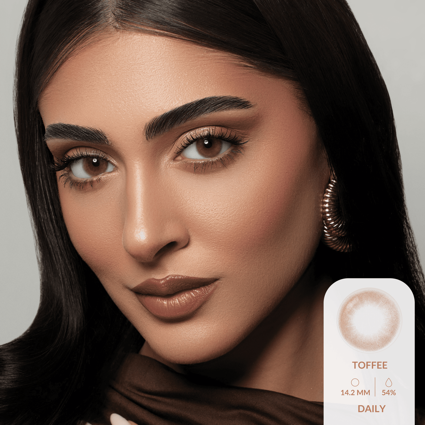 Amara Color Contact Lenses (One Day ) -  Toffee
