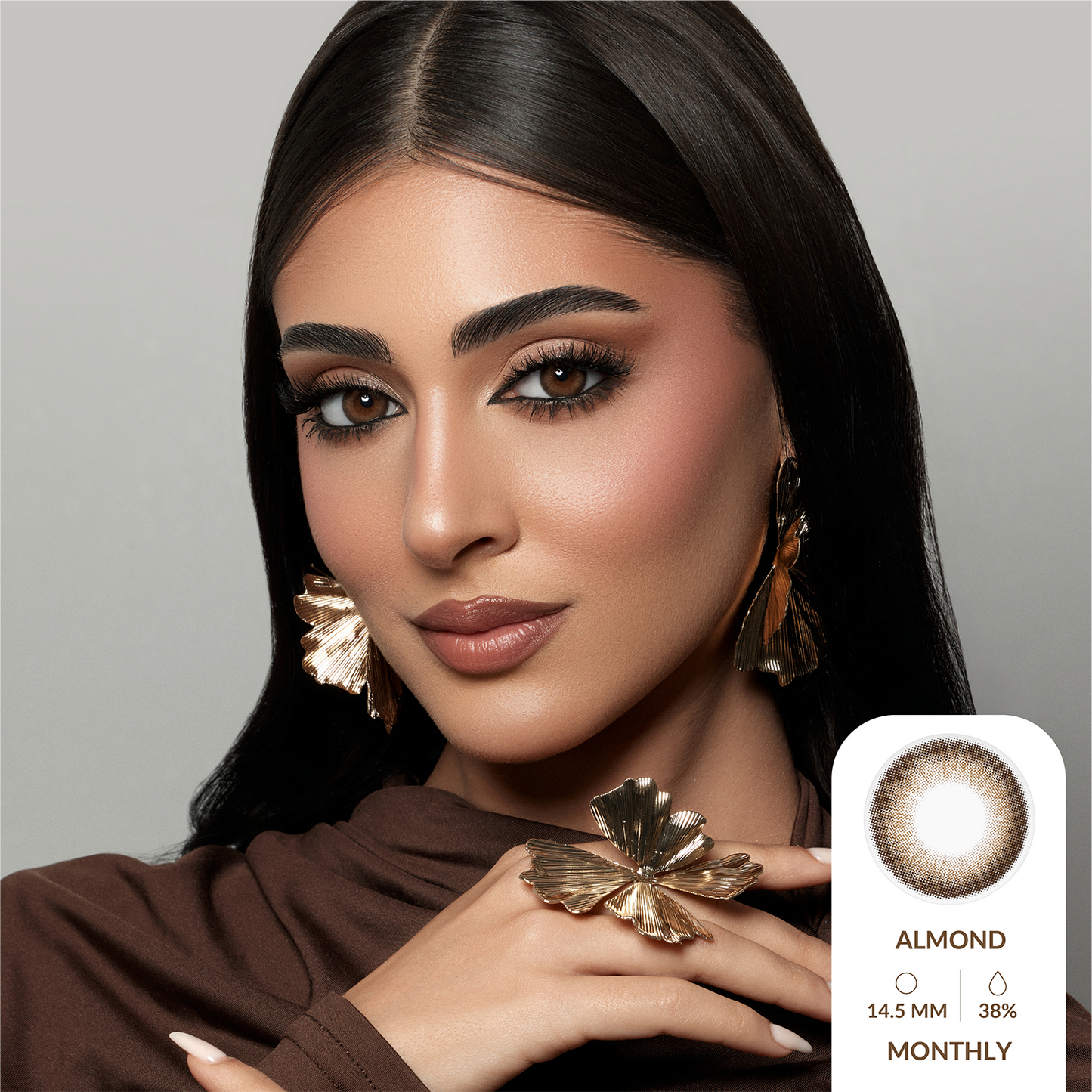 Amara Color Contact Lenses -  Almond