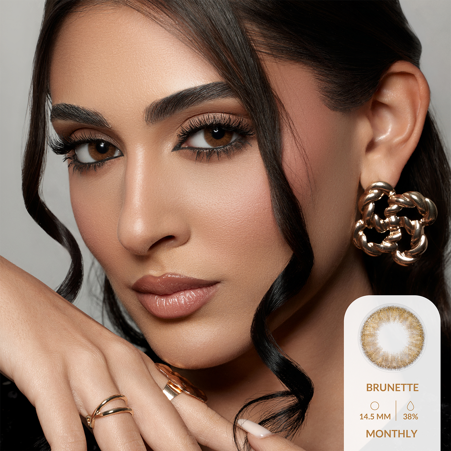 Amara Color Contact Lenses -  Brunette