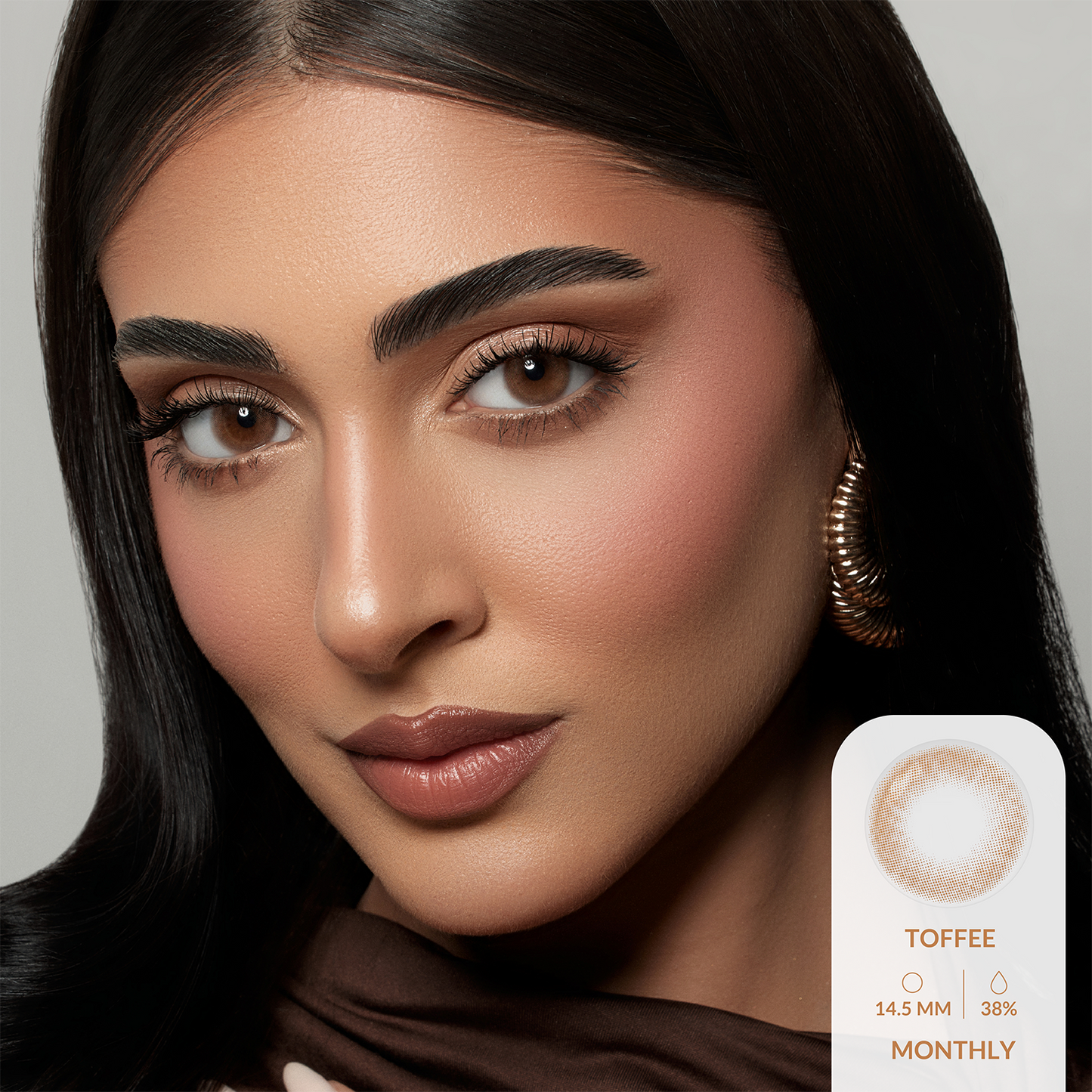 Amara Color Contact Lenses (One Day ) -  Toffee