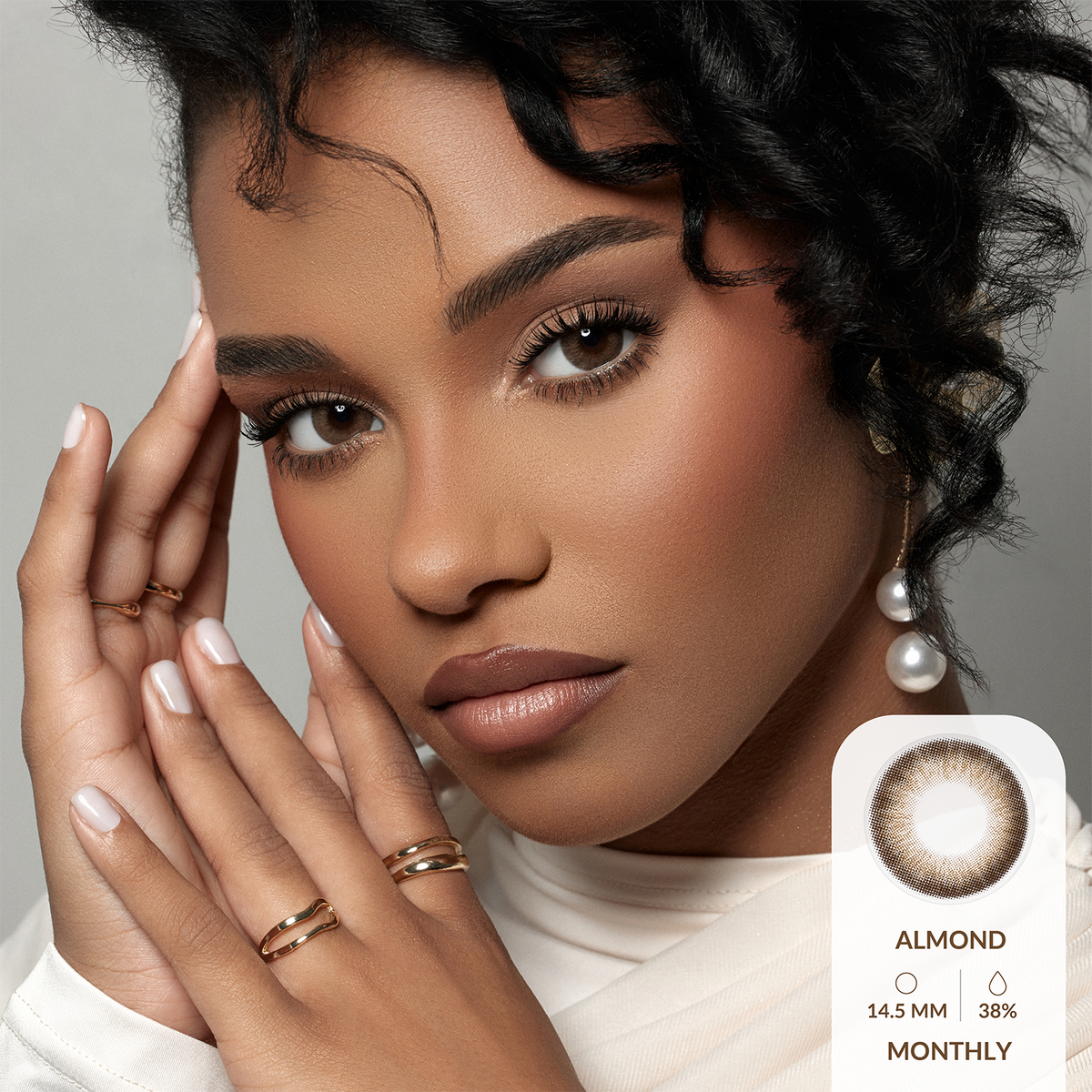 Amara Choco Amara Color Contact Lenses - Almond – Amara Lenses